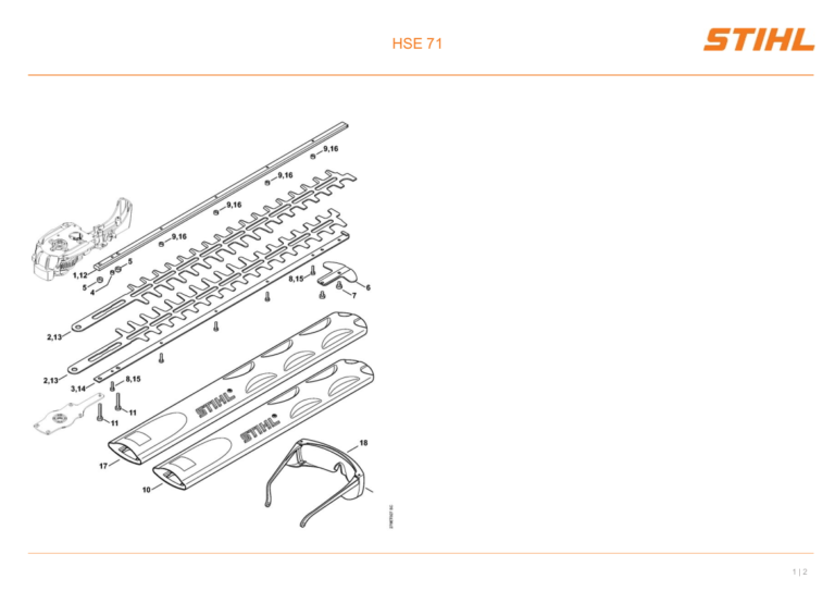 Taillehaies électrique Stihl HSE 71 Motoculture.info — free download