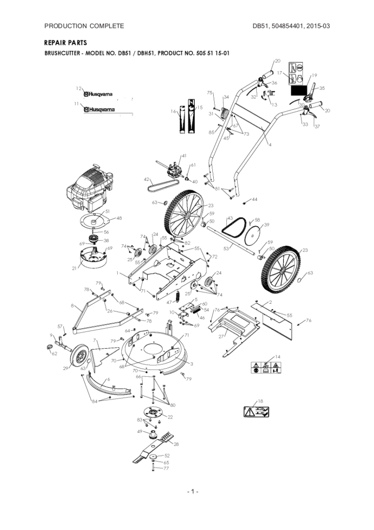 Tondeuse D Broussailleuse Husqvarna Db Motoculture Info